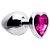 Plug Anal Aço Coração G 9 X 4cm Sexy Import - Imagem 5