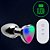 Plug Anal Metal Led 12 Vibrações Tamanho P Vipmix - Imagem 4