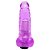 Pênis Com Escroto Vibrador 19 X 4,8cm Sexy Import - Imagem 16
