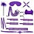 Kit Sado Erótico 11 Itens Bondage Sexy Import - Imagem 13