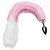 Plug Anal Rabo De Raposa Rosa Branco Sexy Import - Imagem 2