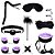 Kit Sado Black Wolf Roxo Bondage Sexy Import - Imagem 2