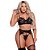 Conjunto Sensual Atrevida Cinta Liga Tallyta - Imagem 2