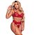 Conjunto Sensual Atrevida Cinta Liga Tallyta - Imagem 1