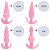 Kit Plug Anal Silicone 4 Unidades Sexy Import - Imagem 4