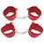 Kit Sado Bondage Sexy Vermelho Sexy Import - Imagem 3