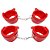 Kit Sado Erótico Bondage 3 Vermelho Sexy Import - Imagem 3