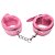 Algema Com Corrente E Fivelas Rosa Sexy Import - Imagem 1