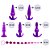 Kit Plug Anal Silicone 6 Unidades Sexy Import - Imagem 8