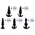 Kit Plug Anal Silicone 5 Unidades Sexy Import - Imagem 6