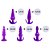 Kit Plug Anal Silicone 5 Unidades Sexy Import - Imagem 8
