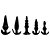 Kit Plug Anal Silicone 5 Unidades Sexy Import - Imagem 2