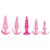 Kit Plug Anal Silicone 5 Unidades Sexy Import - Imagem 3