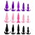 Kit Plug Anal Silicone 5 Unidades Sexy Import - Imagem 1