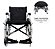Cadeira de Rodas Alumínio D600 Dellamed 44 cm - Imagem 2