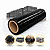 5 Bobinas Filme Stretch 800 metros Sem Tubete Preto - Imagem 1