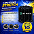 Kit 10 Rolos Filme Stretch Preto Pequeno 10mm x 120mm - Imagem 1