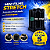 Kit 5 Rolos Filme Stretch Preto Pequeno 10mm x 120mm - Imagem 1