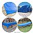 10 Lonas Plásticas Cortadas 5x4 Azul Média - Imagem 4