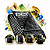 10 pacotes Saco De Lixo 100L Resistente - Preto 20 un - Imagem 1