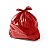 10 pacotes Saco De Lixo 60L Comum - Vermelho 100 un - Imagem 2