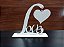 Porta Retrato Love com pingente em mdf - Imagem 1