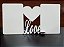 Porta Retrato Love Duplo em mdf - Imagem 2