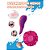 Kit Escova Massagedora de Couro de Silicone + Escova Mágica Desembaraçar + Touca de Cetim Cabelos Saudáveis - Imagem 1