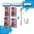 Kit 4 Hennas Di Grezzo Mista + Pincel Chanfrado + Dappen de Vidro - Imagem 1