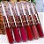Kit 6 Batom Liquido e Top Coat Matte Vivai Viva Vida Hidrata os lábios Gloss - Imagem 3