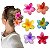 Presilha Piranha Flor Grande De Cabelo Style Prendedor Blogueira Verão Grampo Summer Praiana - Imagem 1