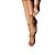 Meia Social Soquete 3/4 Nude com 5 Pares Fio 15 - Imagem 8