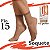 Meia Social Soquete 3/4 Nude com 5 Pares Fio 15 - Imagem 1
