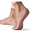 Meia Social Soquete 3/4 Nude com 5 Pares Fio 15 - Imagem 6