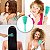 Kit 50 Escovas Para Cabelo Sortidas Mágicas + Polvo Desembaraçar Cabelo Anti Frizz - Imagem 3