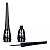 Kit Box Com 24 Delineador Liquido Vivai Ultra Black Ultra Fix Ponta Super Fina Preto - Imagem 3