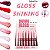Kit Box com 48 Lip Gloss Shining Hidratante Labial Brilho Febella Misto - Imagem 1