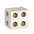 CONECTOR PORCEL BIPOLAR 06MM 6A 250V - Imagem 1