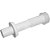 TUBO LIGACAO FLEXIVEL BRANCO 20CM - ASTRA - Imagem 1