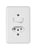 INTERRUPTOR 1S + TOMADA 20A STYLUS - ILUMI - Imagem 1