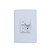 CONTROLE VENTILADOR ROTACAO +2 LAMPADAS BRANCO - QUALITRONIX - Imagem 1