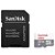 Cartão MicroSD SanDisk Ultra MicroSDHC UHS-I, 32GB, com Adaptador - SDSQUNR-032G-GN3MA - Imagem 1