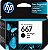Cartucho HP 667 Preto Original HP Deskjet 2776, 2778, 2775, 2777, 2779, 2720, 2736, 2774 - Imagem 1