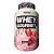 Suplemento Em Pó Whey Gourmet Milkshake De Morango Pote 907g - Imagem 1