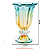 Vaso com Base em Cristal Murano - São Marcos - Imagem 17