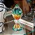 Vaso Pinha com base em Cristal Murano - São Marcos - Imagem 6