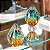Vaso Pinha com base em Cristal Murano - São Marcos - Imagem 5