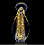Imagem Média em Cristal Murano com Ouro 24K - São Marcos 29 cm - Imagem 1