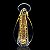 Imagem Pequena em Cristal Murano com Ouro 24K - São Marcos 23 cm - Imagem 4