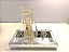 Imagem Pequena em Cristal Murano com Ouro 24K - São Marcos 16 cm - Imagem 2